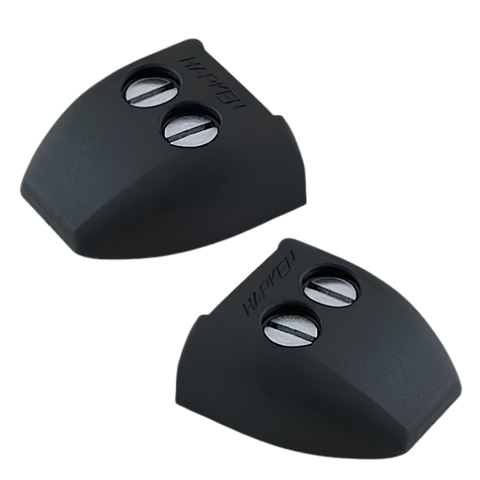 Harken 446 Sailboat 22mm Line-Shedding Low-Beam Traveler Track End Stop 2-Pack