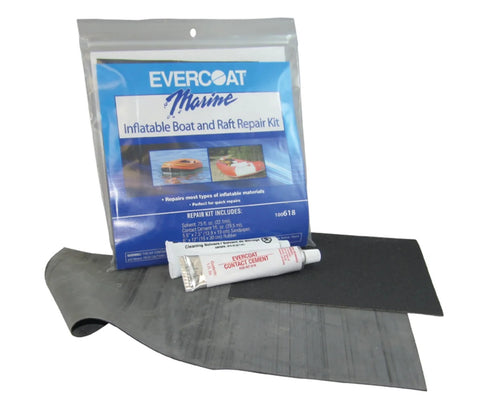 Evercoat 100618 Marine Nylon Hypalon Neoprene Inflatable Boat Repair Kit