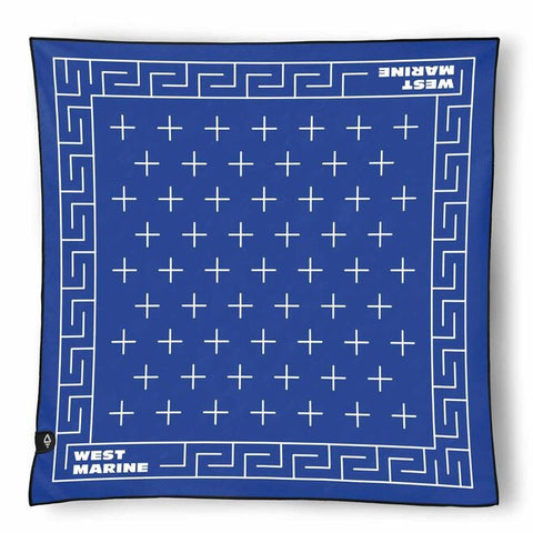 Nomadix TBN-WMBA-101 Barton Royal Blue 22" X 22" West Marine Bandana Towel