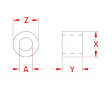 Suncor K0754-0001 Boat Marine Rigging 1/16" (1.5mm) Swage Copper Stop Sleeve