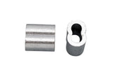 Suncor Z0753-0002 Boat Marine Rigging 3/32" (2.5mm) Zinc Plated Copper Swage Sleeve 20-Pack