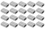 Suncor Z0753-0002 Boat Marine Rigging 3/32" (2.5mm) Zinc Plated Copper Swage Sleeve 20-Pack
