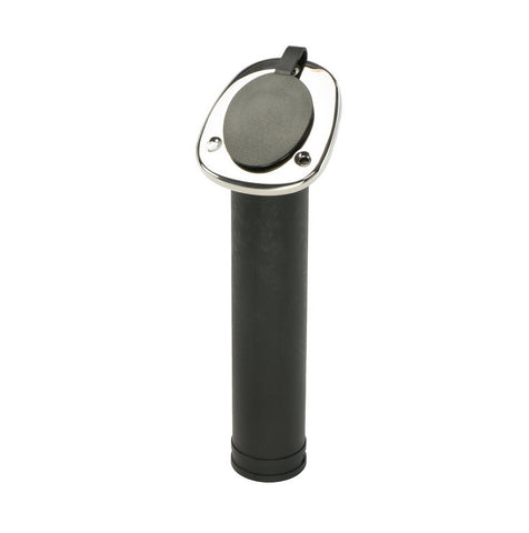 BlackTip 18076968 CDC-A17J11 Nylon Flush Mount 30° Fishing Rod Holder with Stainless Steel Cap