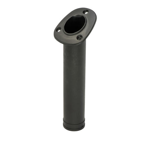 BlackTip 18076943 CDC-A17J01 Black Marine Nylon Flush Mount 30° Fishing Rod Holder