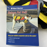 Deluxe Size Small 12 to 24lbs Foam Puppy Dog Pet Life Vest / Jacket West Marine 7837248 WM-DPV-YEL-S