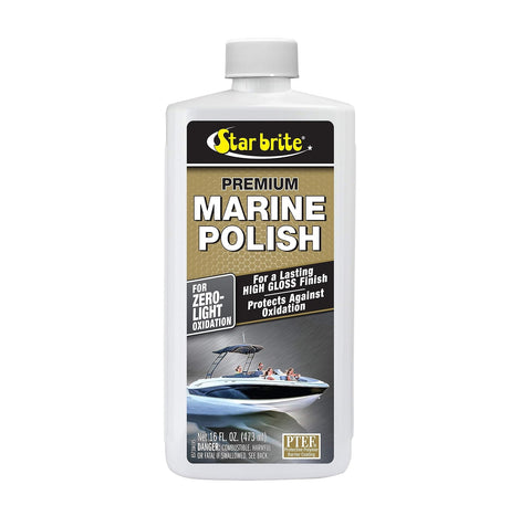 Star Brite 85716 Boat Fiberglass Metal and Painted Surfaces Premium Marine Polish 16oz