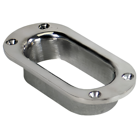 Whitecap 6223C Boat Marine 316 Stainless Steel 1-1/2" X 3-3/4" X 7/8" Deck Hawse Pipe