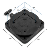 Cannon 2207003 Composite Low-Profile Fishing Downrigger Swivel Mounting Base
