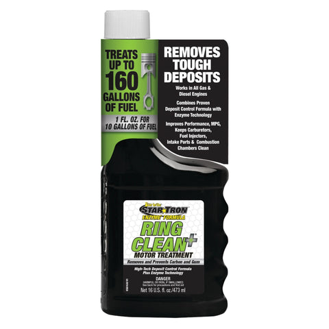 Star Brite 95616 Star Tron Double Action Enzyme PEA Formula Marine Motor Treatment Ring Cleaner 16oz