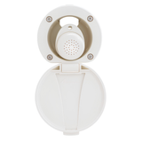 Ambassador Marine 137-0000-WH Recessed Transom Shower with Small Sprayer & Lid