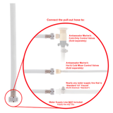 Ambassador Marine 137-0000-WH Recessed Transom Shower with Small Sprayer & Lid
