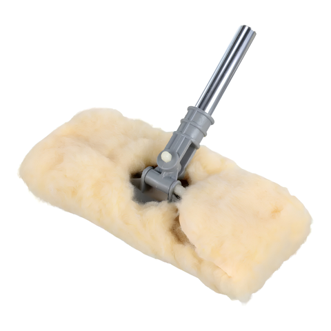 Shurhold 1710C Synthetic Lamb's Wool Cleaning/Polishing Cover and Swivel Pad Base Combo Set