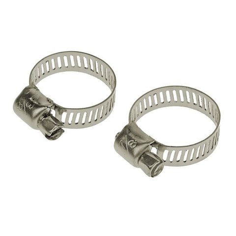 TH Marine BE-PL-57204-DP Boat Marine SAE 6 3/8" to 7/8" Stainless Steel Hose Clamp 2-Pack Seafit 20927810