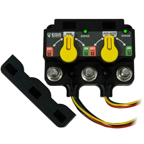 Egis 8720-1390 XD Series Boat Marine 2 X 500A ACR Automatic Charging Relay Dual Battery Switch