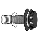 T-H Marine AF-1 Marine Boat Black Poly 3/4" or 1-1/8" Aerator Filter Strainer - Second Wind Sales
