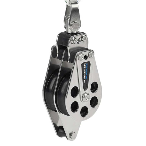 Schaefer 505-35 Sailboat Sailing Stainless Steel 5 Series Double Block with Becket