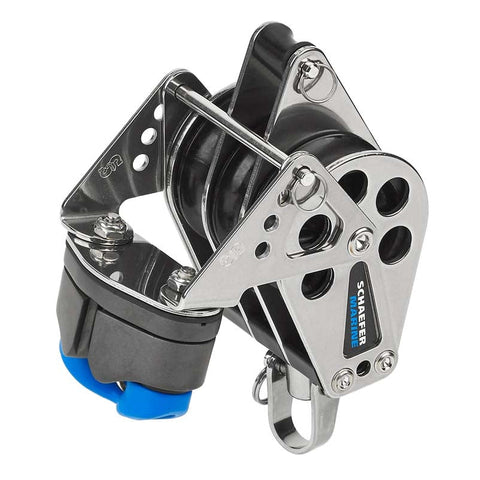 Schaefer 505-93 Sailboat Sailing Stainless Steel 5 Series Triple Block with Adjustable Cam and Becket