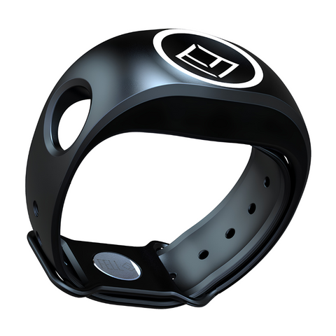 Fell Marine 72.380.302 MOB+ xBAND Black Man Overboard System Silicone Wristband