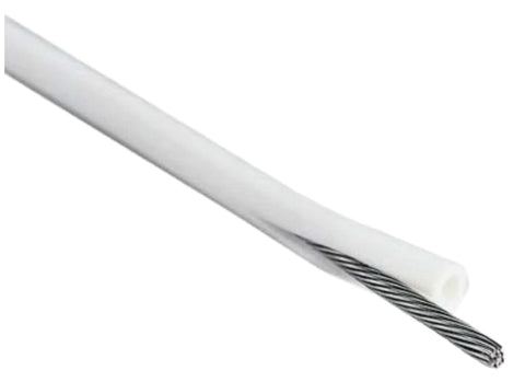Davis 253 Boat Marine White 5/32" (4mm) X 6' Lifeline Cable Cover
