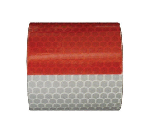 Promar RT-006 Boat Marine Red/White 2" X 6' Weatherproof Buoy Reflective Tape