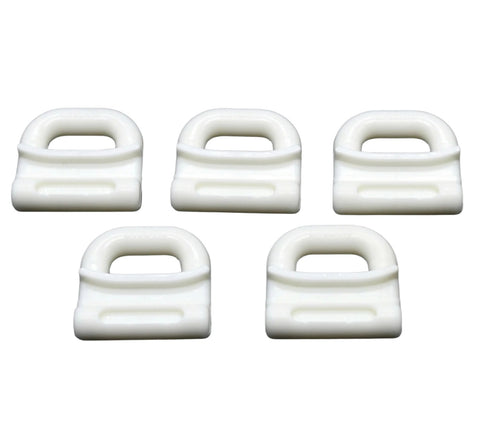 Bainbridge A018 PA018/5 Boat Sailboat 1/2" Round Nylon Sail Slug Mast or Boom Slide 5-Pack