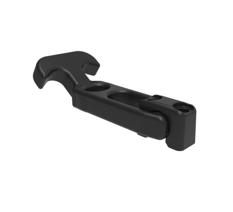 Southco F7-530 Marine Nylon Rubber Black Front Mount Small Flexible T-Handle Draw Latch