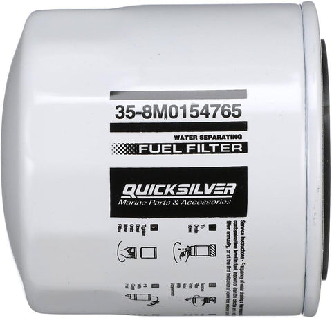 Mercury 35-8M0154765 Genuine OEM 115 HP Outboard Engine Water Separator Fuel Filter