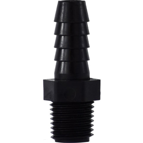 Midland Metal 33-319P 33319P Polypropylene 3/4" Hose Barb X 1-1/2" NPT Male Straight Adapter Fitting