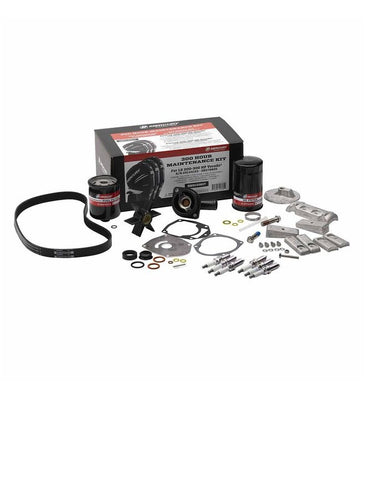 Mercury 8M0133617 Genuine OEM L6 200-300hp Verado EFI Outboard 300 Hour Maintenance Kit with Anodes