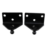 Taylor Made 1860 Boat Marine Black 1-1/4" X 2" Gas Shock Angled Mounting Bracket 2-Pack