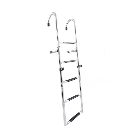 Boat Marine Grade Stainless Steel 55" 5-Step Removable Gunwale-Mount Ladder West Marine 12868618 7140SN