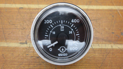 Cummins 3971777 Mercury SmartCraft Smart Link VDO V02140520CH 600 psi Oil Pressure Gauge
