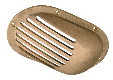 Perko 0066DP1PLB Boat Marine 3-1/2" x 2-1/2" Bronze Sea/ Raw Water Intake Scoop Strainer - Second Wind Sales