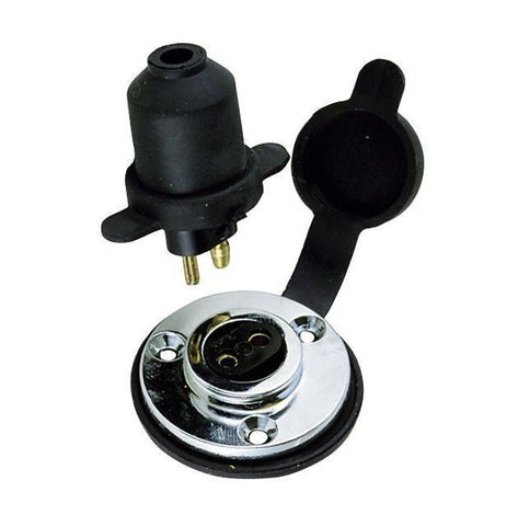 Perko 1190DP0CHR Chrome Plated Watertight Deck Connection