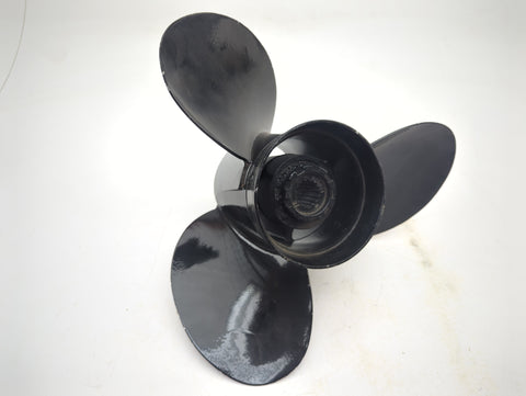 Mercury MerCruiser 48-832832C1 Genuine OEM Black Max 14-1/4" X 21 Aluminum Propeller with 826074Q1 Flo-Torq II Drive Sleeve Adapter Hub