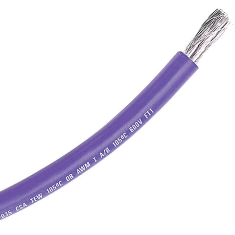 Marine Grade 14 AWG X 25’ Stranded Tinned Copper Primary Wire Boat Cable PURPLE IEWC ASCENT 1015/14T41-7-KA