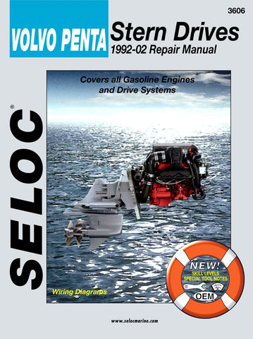 Seloc Volvo Penta 3606 1992-2002 Outboard Tune-up Repair Manual 0-89330-057-8