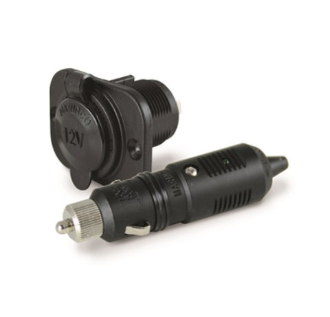Marinco 12VPK 12VPG +12VRC 12 Volt Corrosion Resistant SeaLink Deluxe Receptacle and Plug - Second Wind Sales