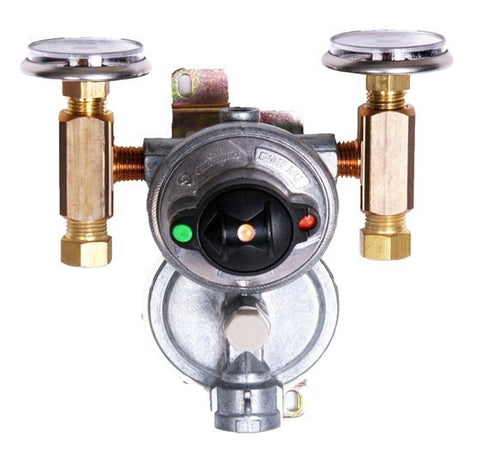 Trident 1230-1411 Marine Boat or RV 300 PSl Gauges LPG 2-Stage Propane Regulator