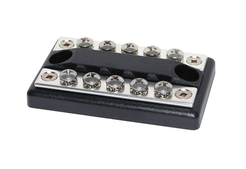 Blue Sea Systems 2701 Marine 300VAC 48VDC 100A 5 Circuit Terminal DualBus BusBar - Second Wind Sales