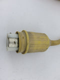 Hubbell 61CM43 HBL61CM43 125 VOLT 50 AMP 25' Yellow Shore Power Cable Cordset
