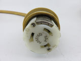 Hubbell 61CM43 HBL61CM43 125 VOLT 50 AMP 25' Yellow Shore Power Cable Cordset