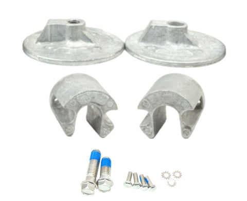 Mercury 888761Q04 97-888761Q04 Genuine OEM 2003 and Newer Bravo III Aluminum Anode Kit