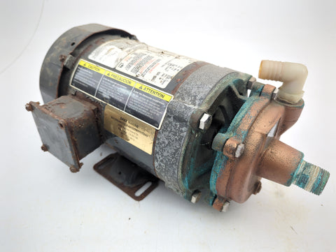 AMT 368A-97 Bronze 220 VAC 1/3 HP 33 GPM Straight Centrifugal Pump