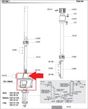 Harken 7321.10BASE Sailboat ESP Unit 1 Furling System Lower Unit Drum Assembly