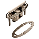 Attwood 66516-1 Marine Boat 6" Inch Stainless Steel Stud Mount Flush Cleat 66516-7
