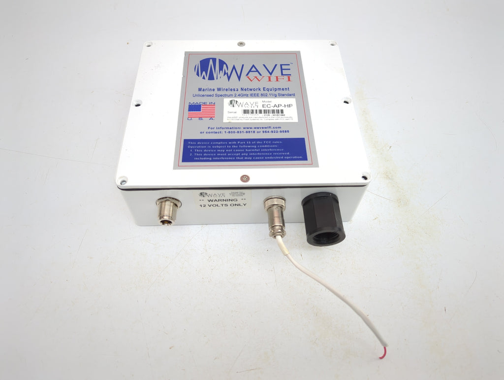 Wave Wifi EC-AP-HP High Performance 2.4GHz IEEE Marine Wi-Fi Access Po ...