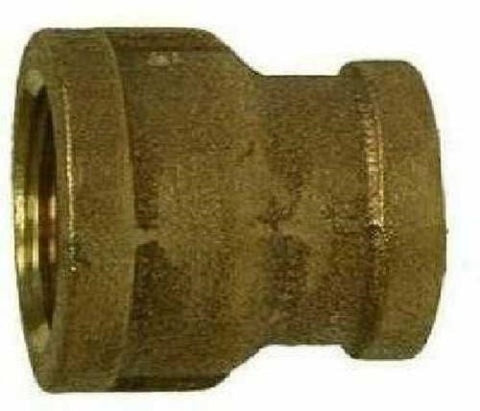 Midland Metal 44-439 44439 Bronze 1" X 1/4" Reducing Coupling Fitting - Second Wind Sales