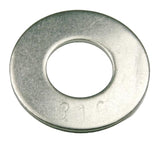 Marine Grade #6 D X 3/8” OD 316 Stainless Steel Flat Washer Fasco Fastener MP31393 31393MP 20-Pack