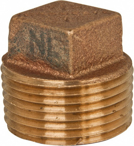 Midland Metal 44-657 44657 Marine Grade Bronze 1-1/2" NPT Male Plug Fitting - Second Wind Sales
